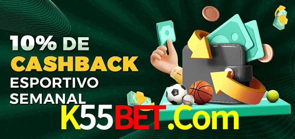 10% de bônus de cashback na K55Bet.Com